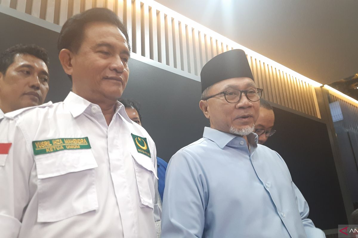 Pertemuan Ketum PAN Zulkifli-Yusril bahas pelaksanaan Pemilu 2024