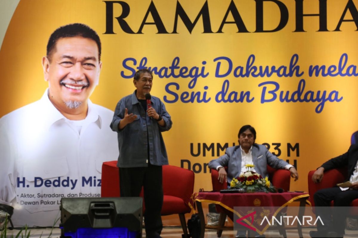 Dakwah bisa lewat tontonan, kata aktor Deddy Mizwar