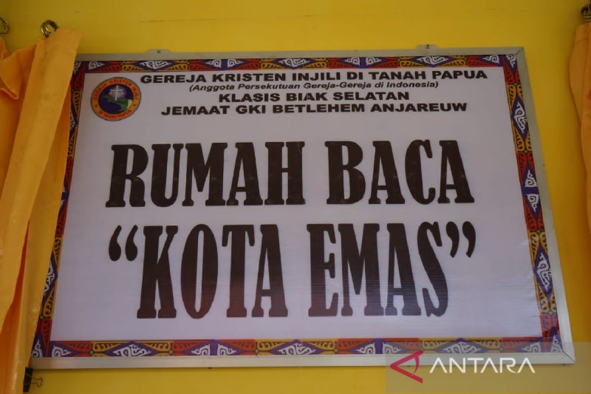 Pemkab Biak Numfor apresiasi GKI Betlehem sediakan rumah baca untuk anak