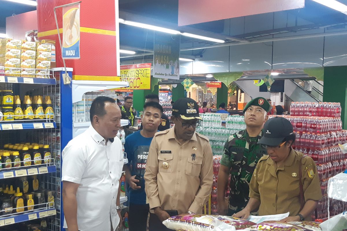 TPID Jayapura sidak bahan pokok pastikan ketersediaan stok jelang Lebaran