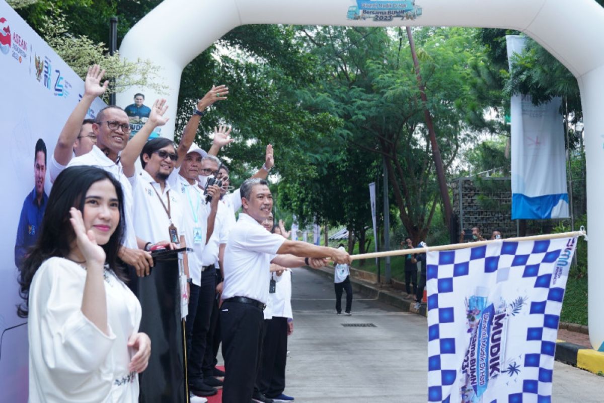 Hutama Karya faslitasi 900 pemudik ke-12 kota di Jawa-Sumatera