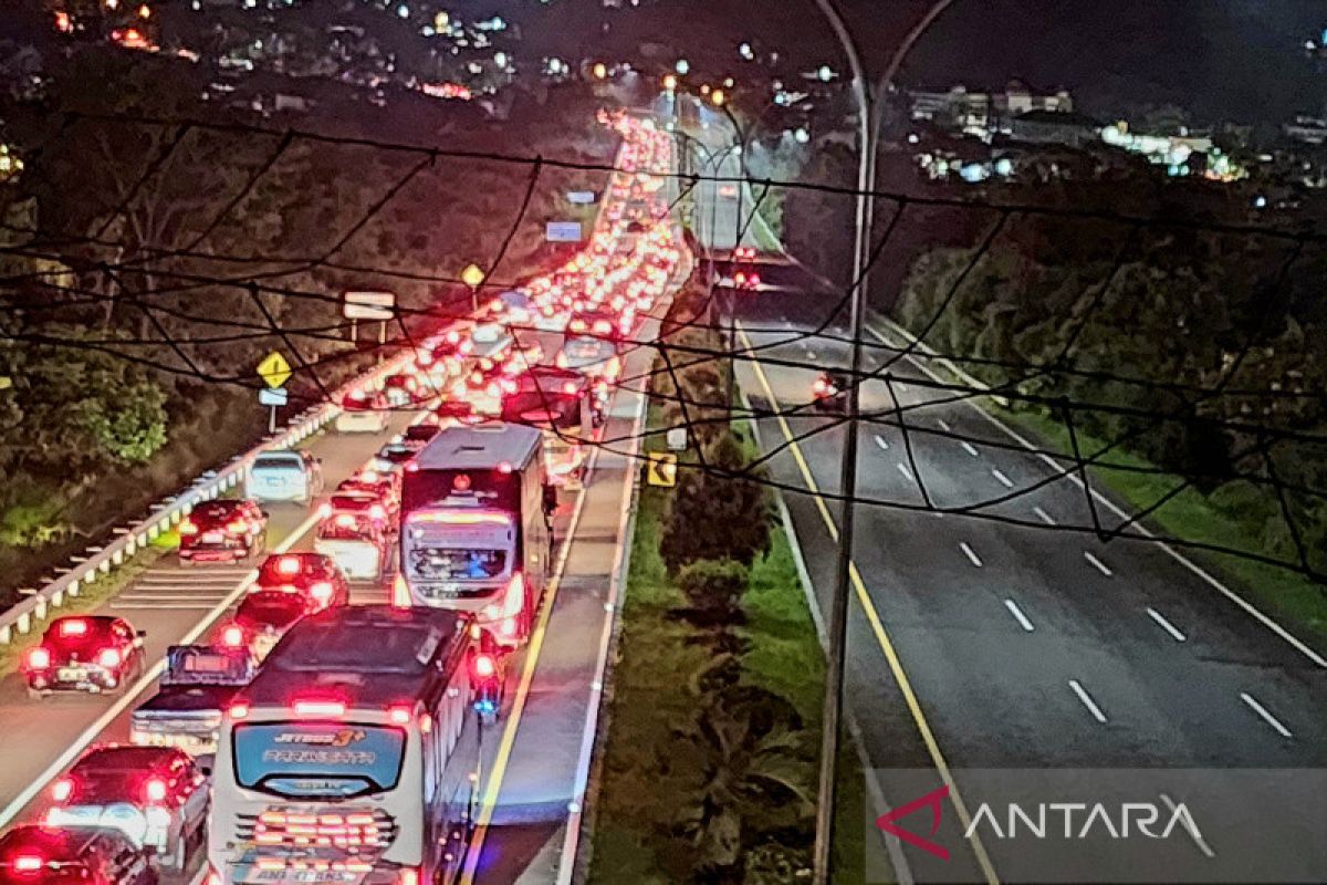 Jalur satu arah di tol diperpanjang  hingga pintu keluar Bawen