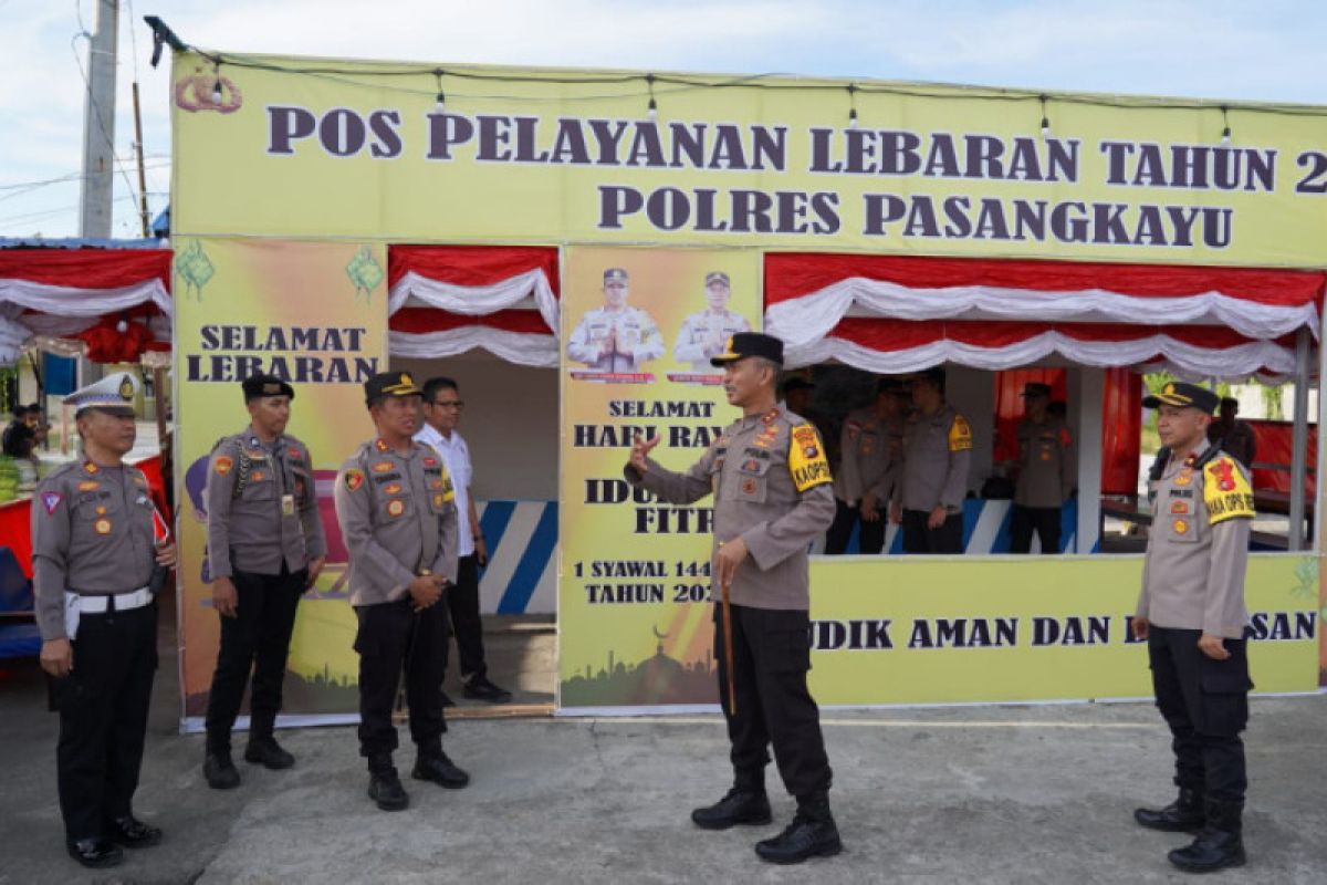 Kapolda Sulbar pastikan keamanan arus mudik di jalur trans Sulawesi