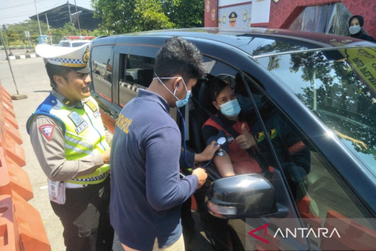 Posko  Mudik Kudus dilengkapi layanan drive thru pemeriksaan kesehatan