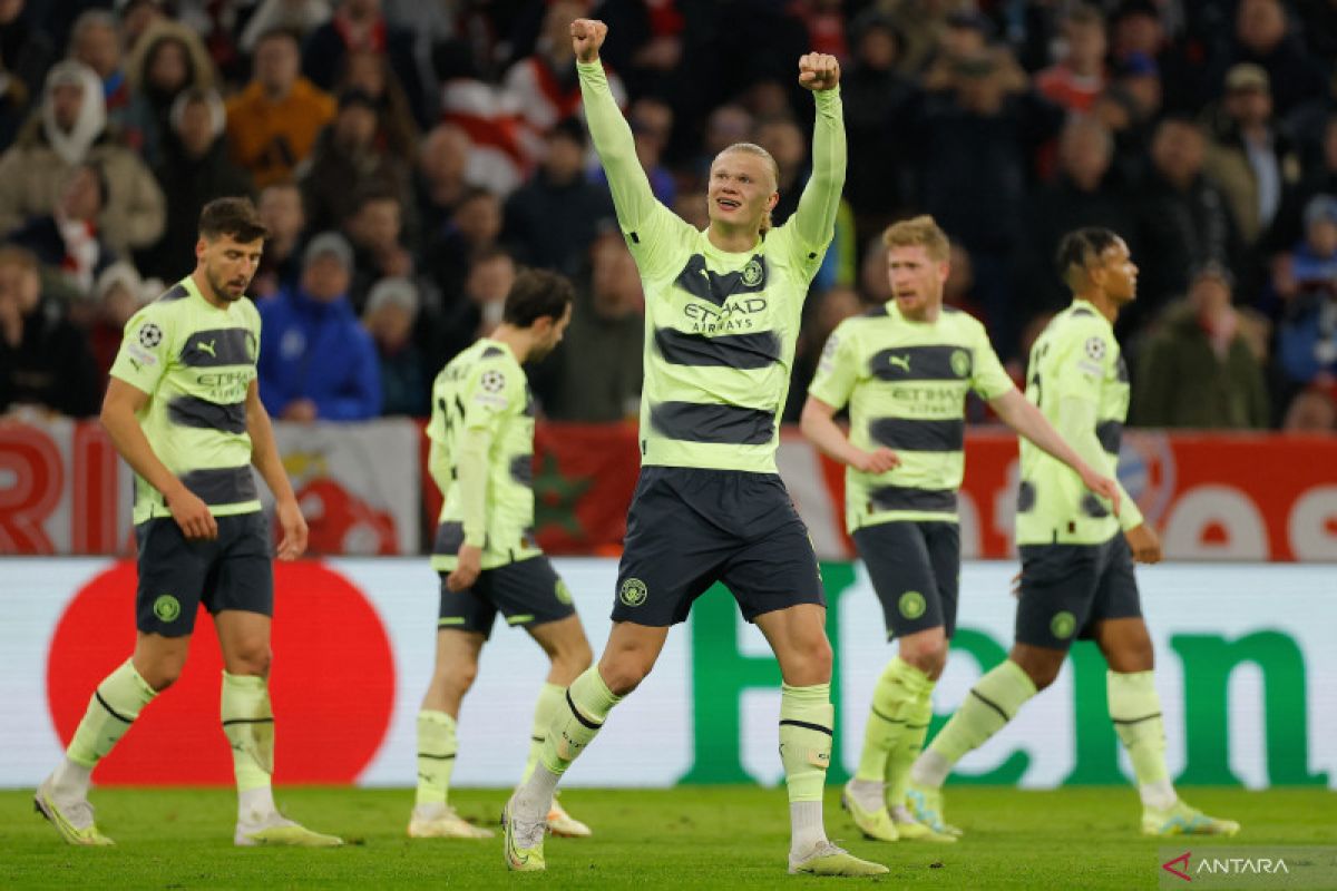 Manchester City lolos ke semifinal Liga Champions, Haaland jadi pemain tercepat yang cetak 35 gol