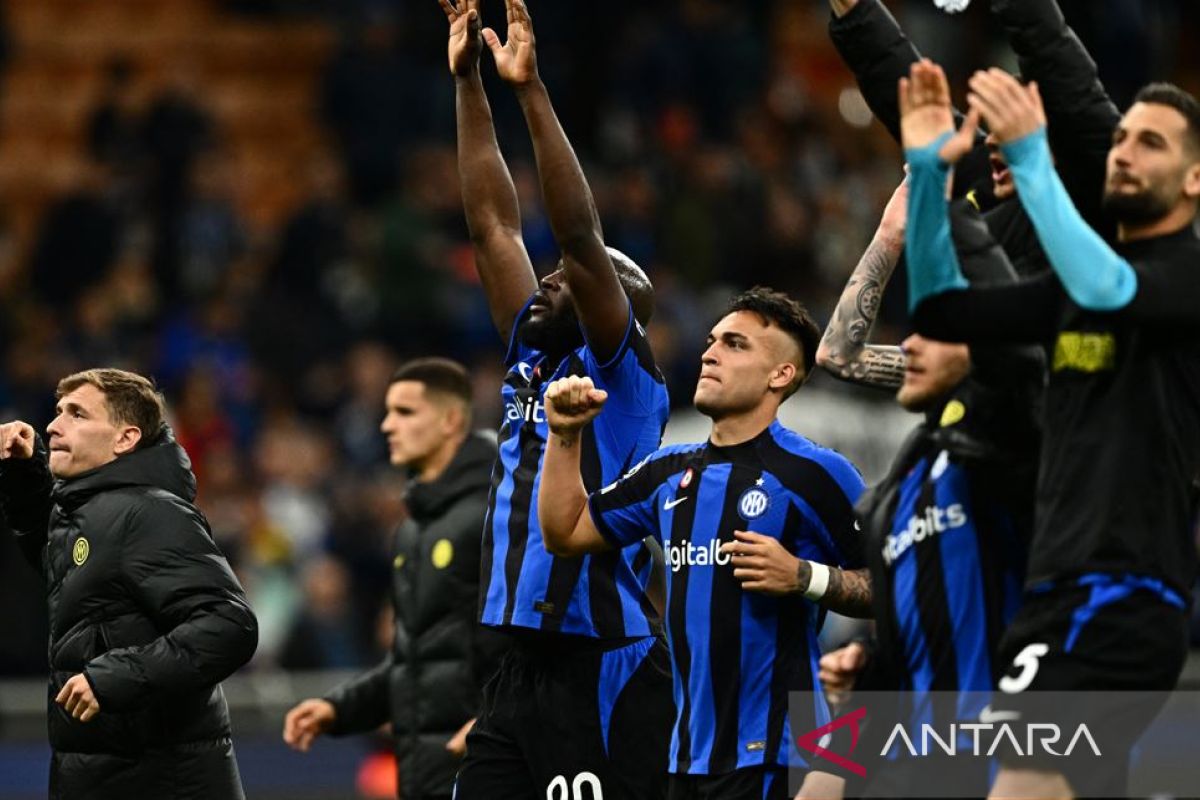 Inter Milan ke semifinal Liga Champions, usai menang agregat 5-3 atas Benfica