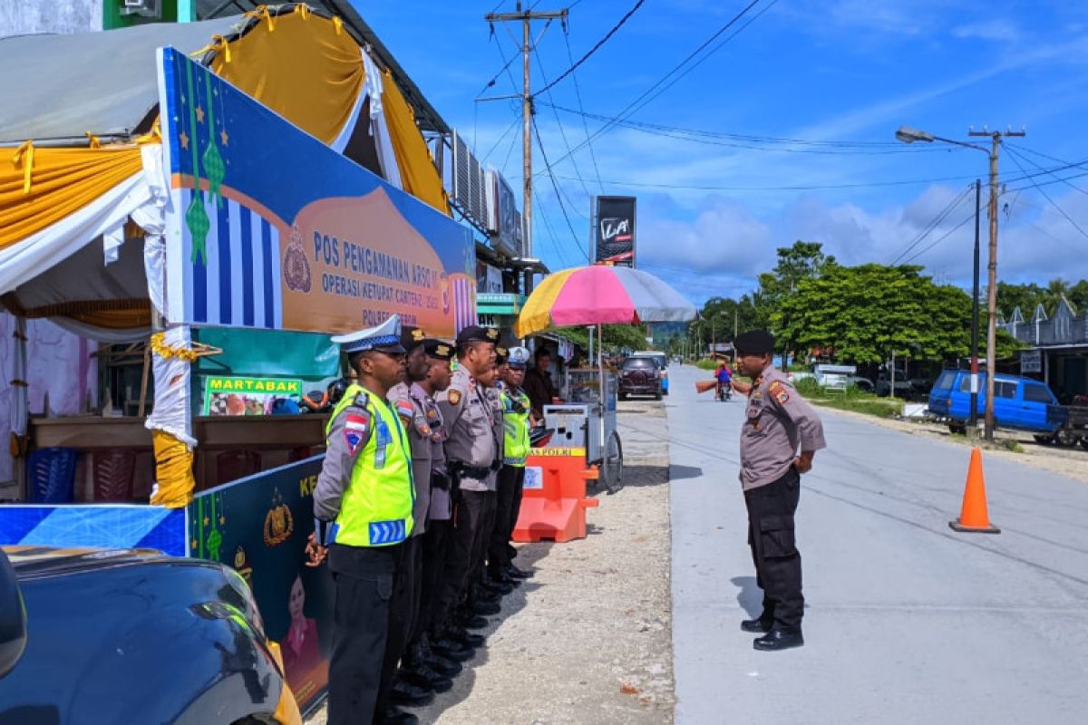 115 personel Polres Keerom disiagakan pengamanan Lebaran