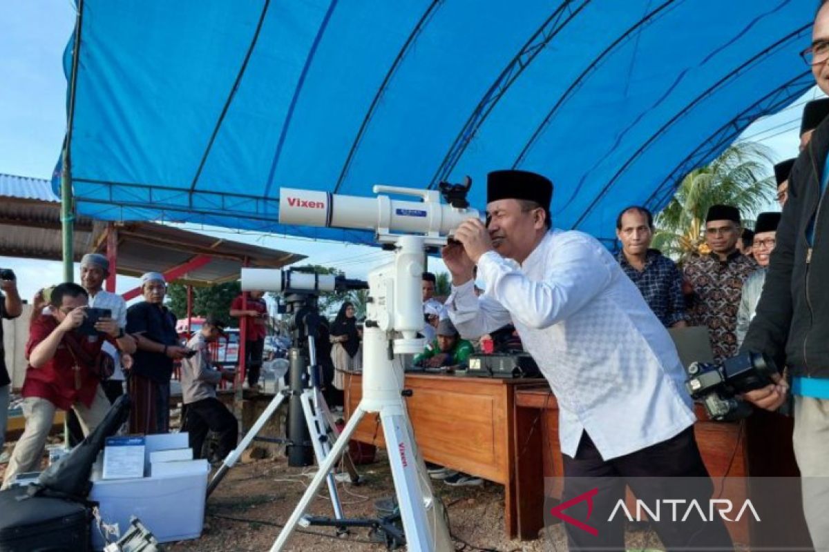 Pantauan hilal di Kolaka tidak terlihat akibat terhalang awan tebal