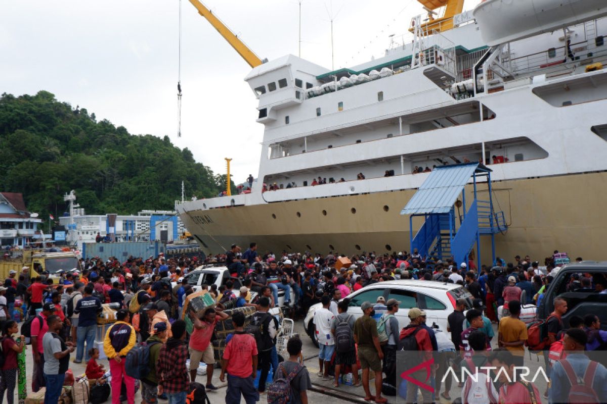 KSOP mencatat penumpang mudik H-2 Lebaran di Jayapura 5.358 orang