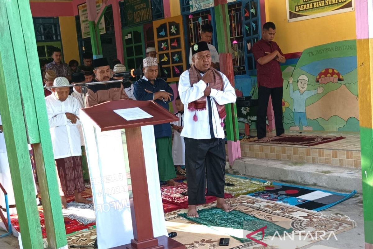 Shalat Id Muhammadiyah Biak berjalan dengan kondusif