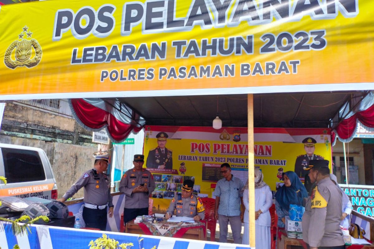 Delapan laka lantas terjadi di Pasaman Barat saat momen Lebaran