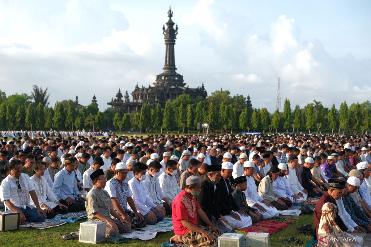 Lokasi Shalat Ied di Bali cukup meski serentak pemerintah