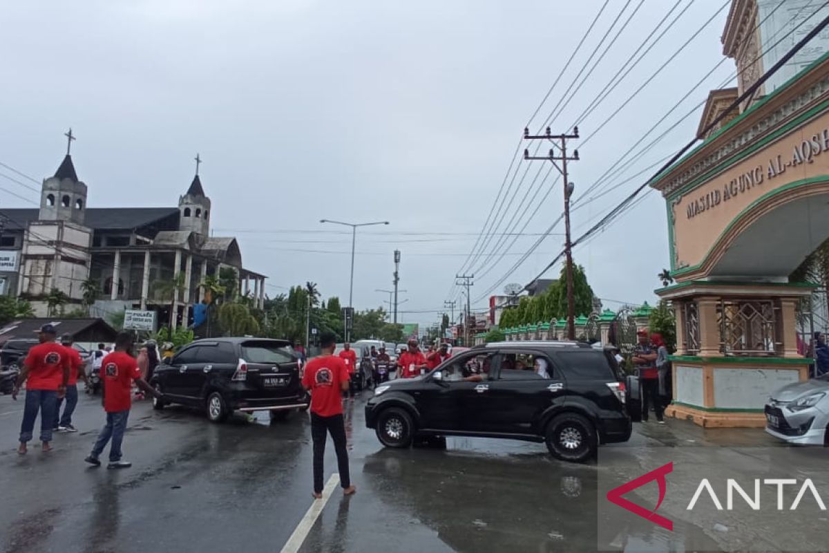 Pemuda Gereja membantu amankan shalat Id 1444 H di Jayapura