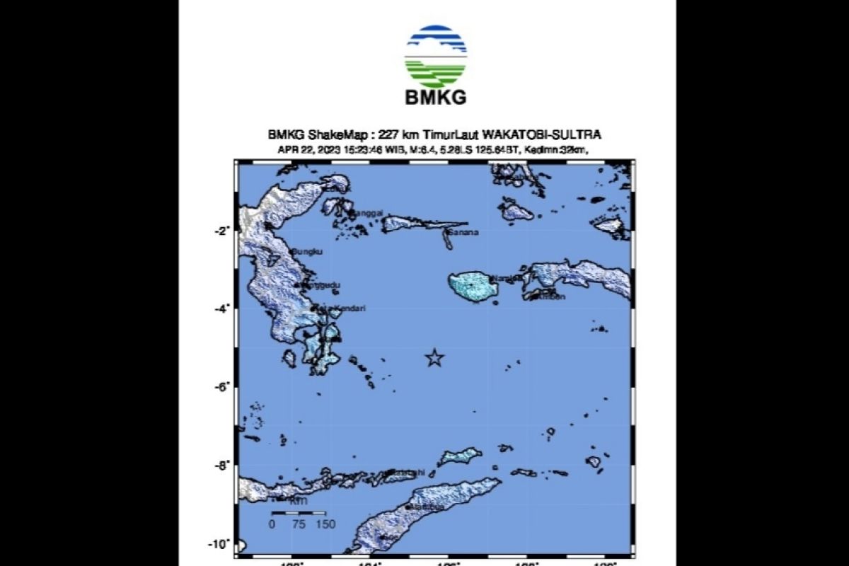 Fault causes M6.4 quake in Banda Sea, Maluku