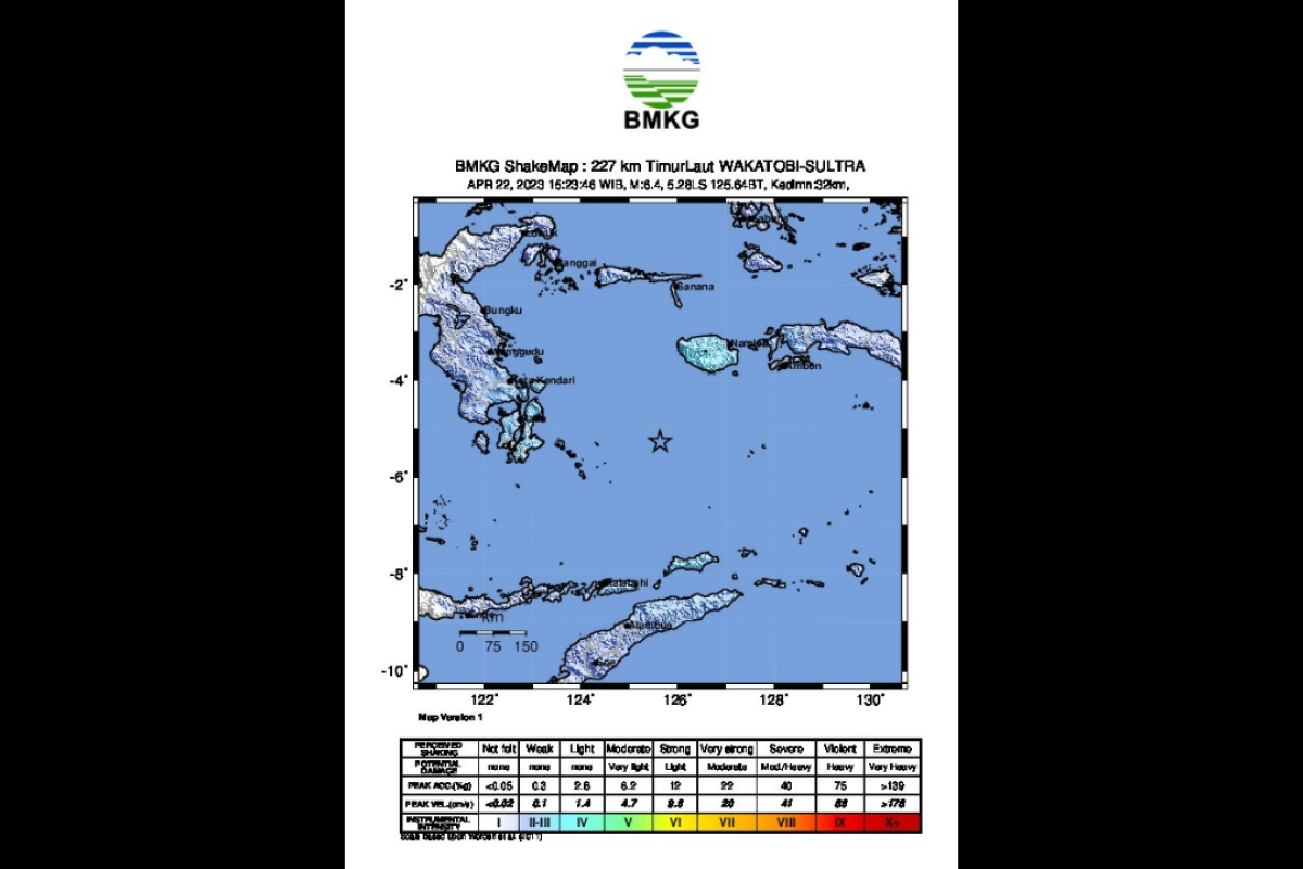 BNPB sebut Situasi normal usai Wakatobi diguncang gempa dua kali