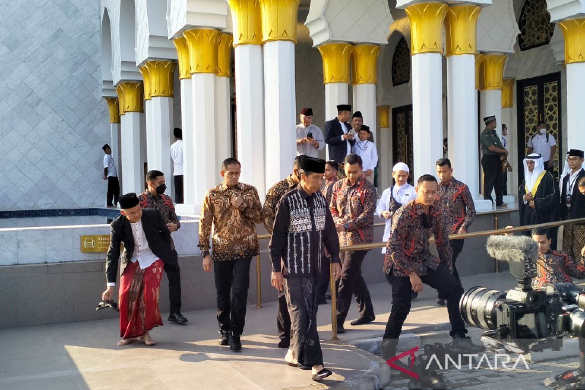 Presiden Jokowi  berencana kumpul keluarga usai Salat Id