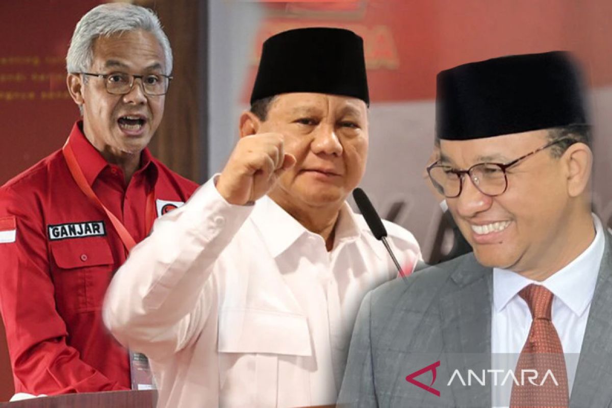 Survei Ipsos: Elektabilitas Ganjar Pranowo ungguli Prabowo dan Anies Baswedan