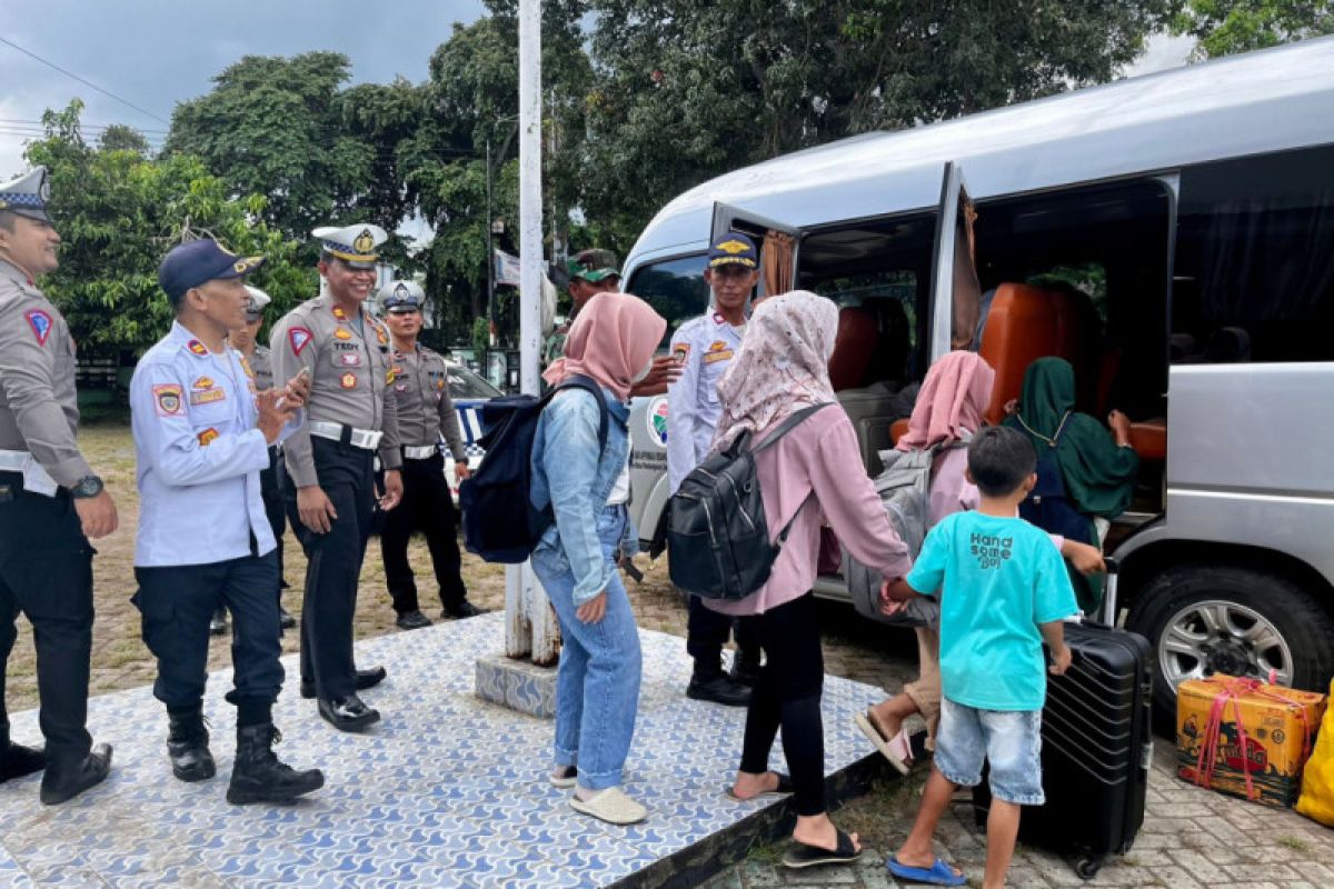 Polres Lombok Utara menyiapkan bus arus balik gratis lebaran 2023