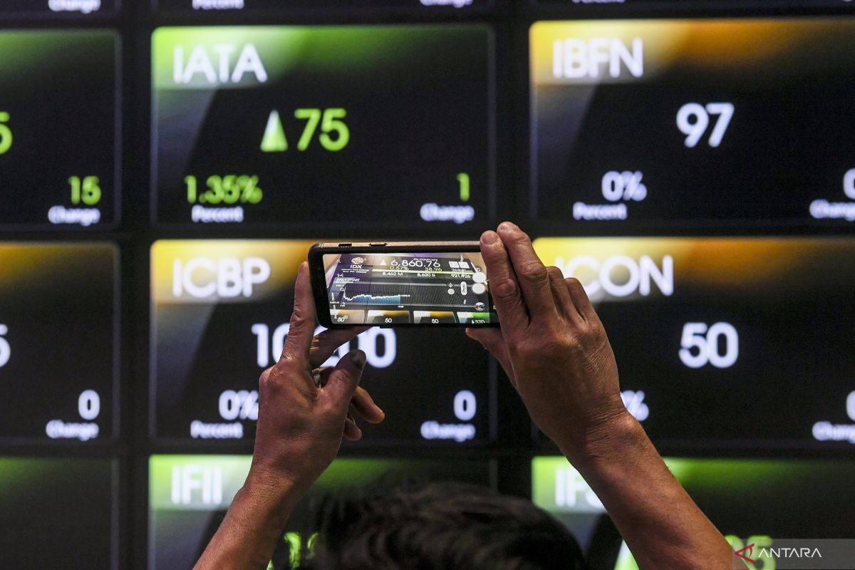 IHSG Senin pagi dibuka menguat 6,92 poin