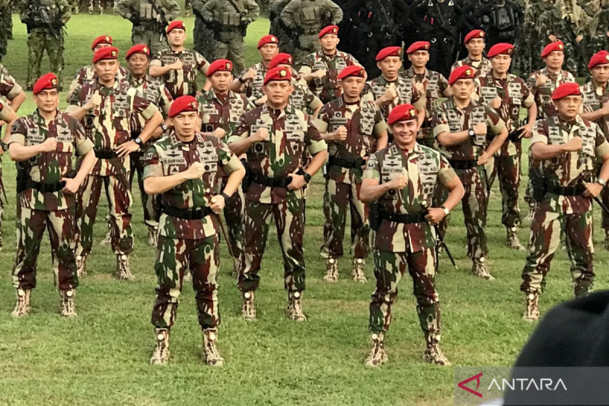 Danjen Kopassus fokus menyiapkan prajurit untuk operasi di daerah rawan konflik