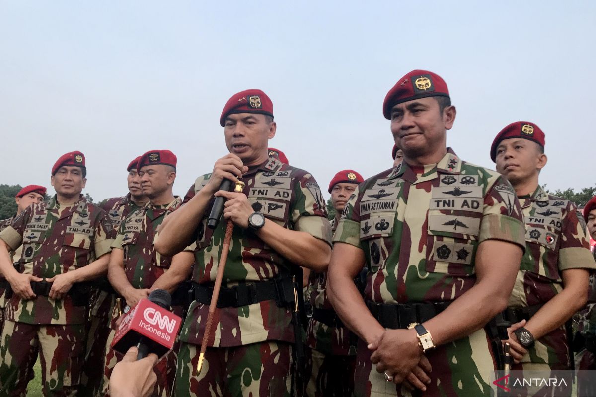 Pesan Mayjen Iwan ke Mayjen Deddy agar pimpin Kopassus dengan hati