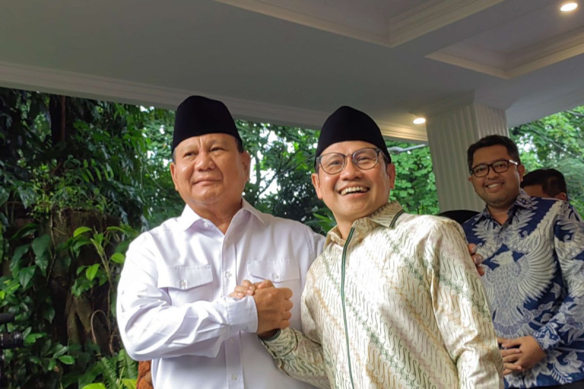 Ketua Umum PKB Muhaimin kembali sambangi kediaman Prabowo