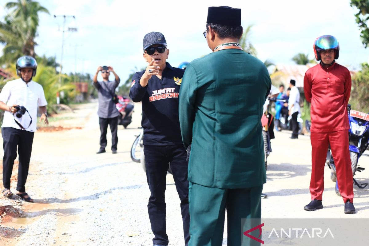 Gesa pembangunan, Plt Bupati Asmar tinjau sejumlah proyek