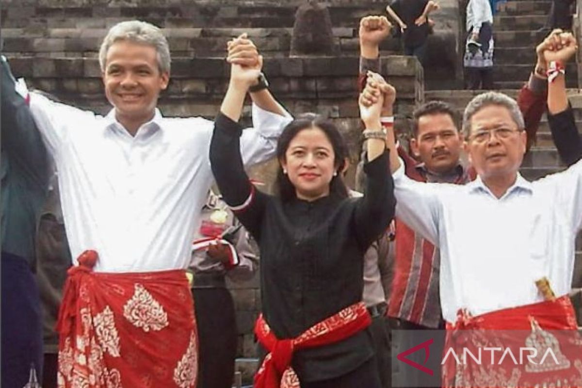 Puan beri pesan unggah foto lawas bersama Ganjar Pranowo