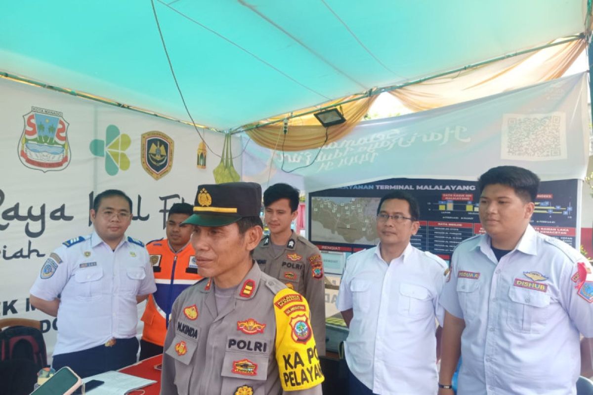 Kondisi Terminal Malalayang Manado selama  arus mudik-balik aman