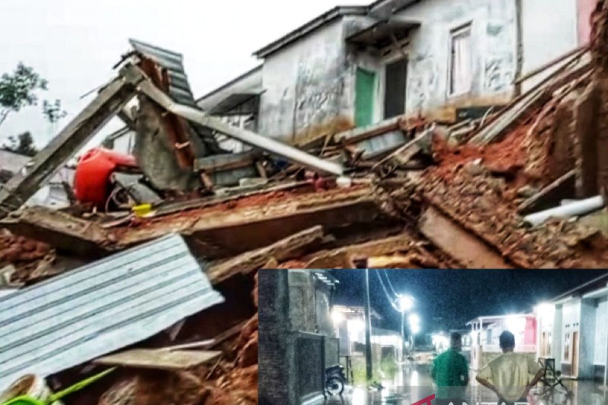 Tujuh rumah di Tapanuli Tengah rusak akibat longsor