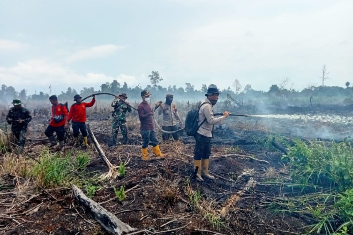 3 hektare karhutla di Rohil teratasi setelah dua hari pemadaman