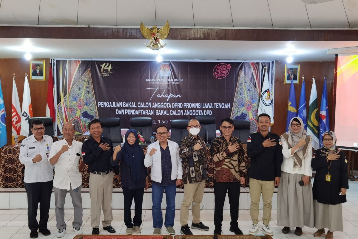 Pendaftaran calon DPRD dan DPD, Bawaslu Jateng pro aktif lakukan pengawasan