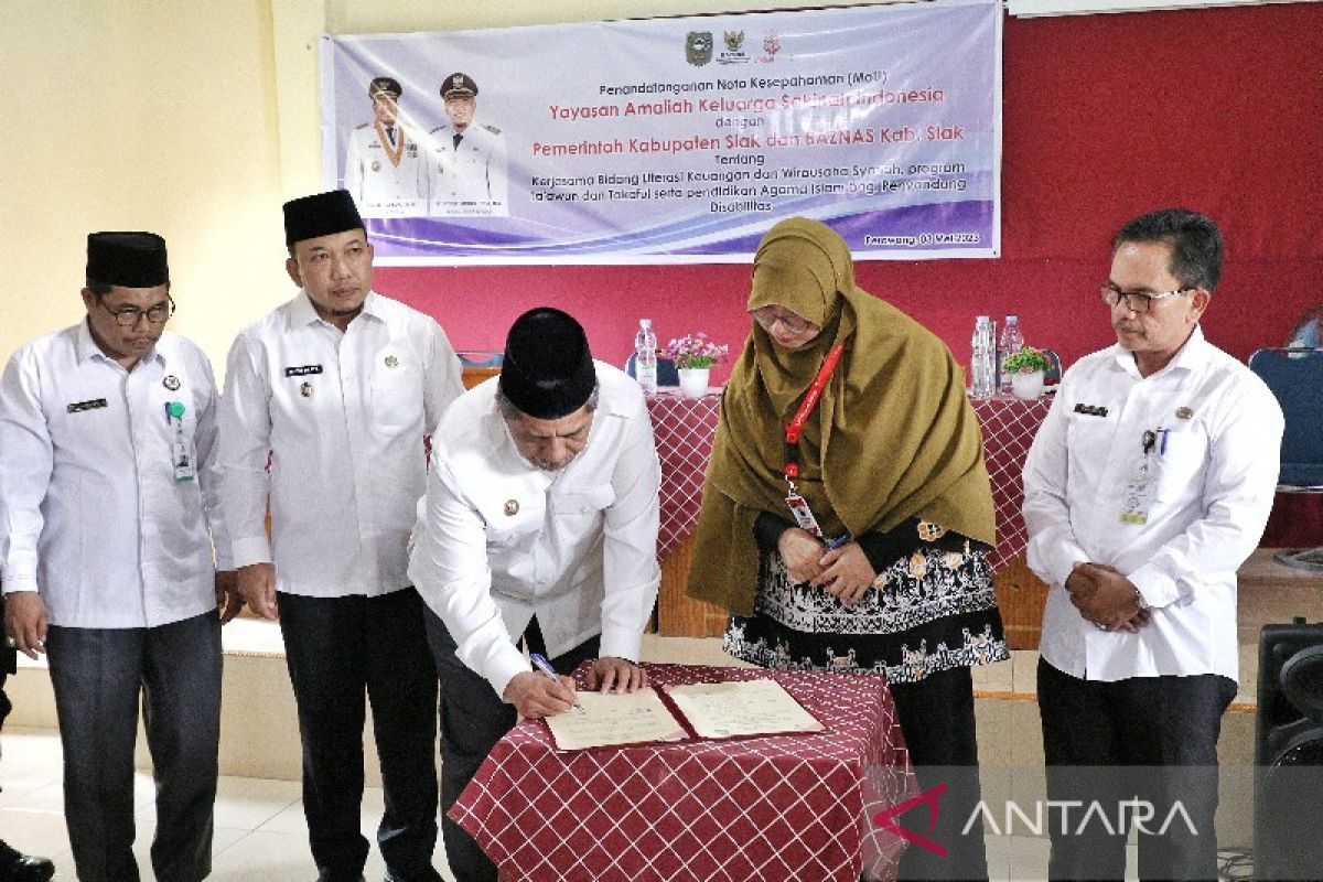 Pemda Siak dan Yayasan Amaliah Keluarga Sakinah sepakat terhadap literasi keuangan