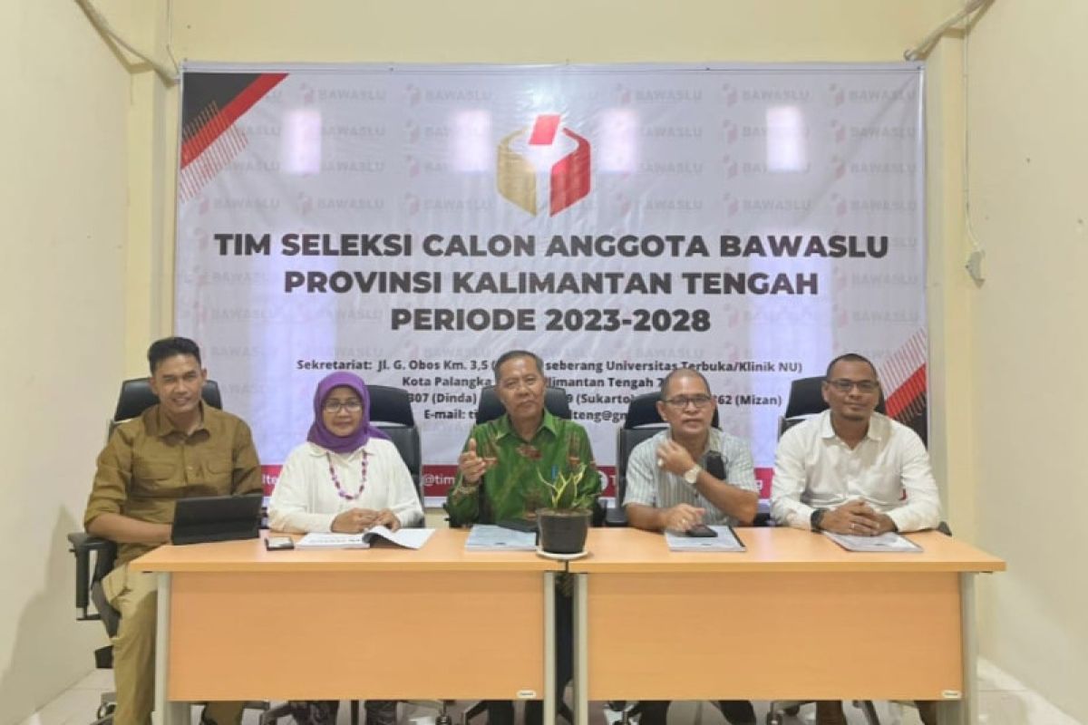 Sebanyak 48 orang ikuti seleksi calon anggota Bawaslu Kalteng