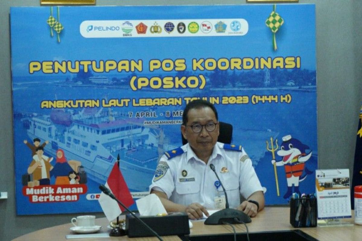 Jumlah penumpang angkutan laut di periode Lebaran 2023 capai 4,1 juta orang