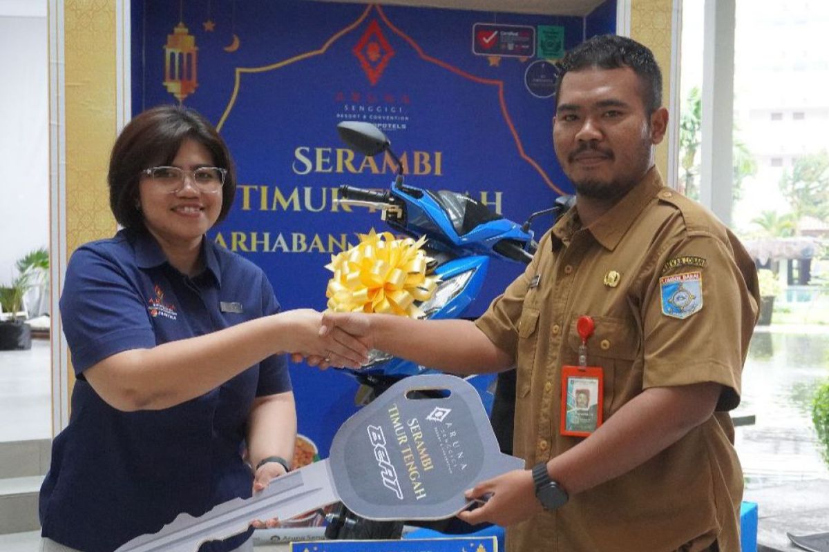 Grand Prize Paket Iftar, Hotel Aruna Senggigi Hadiahkan Motor pada Pelanggan