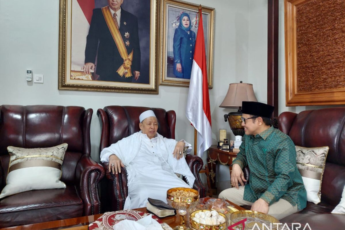 Cak Imin kunjungi Wapres Ke-9 RI Hamzah Haz