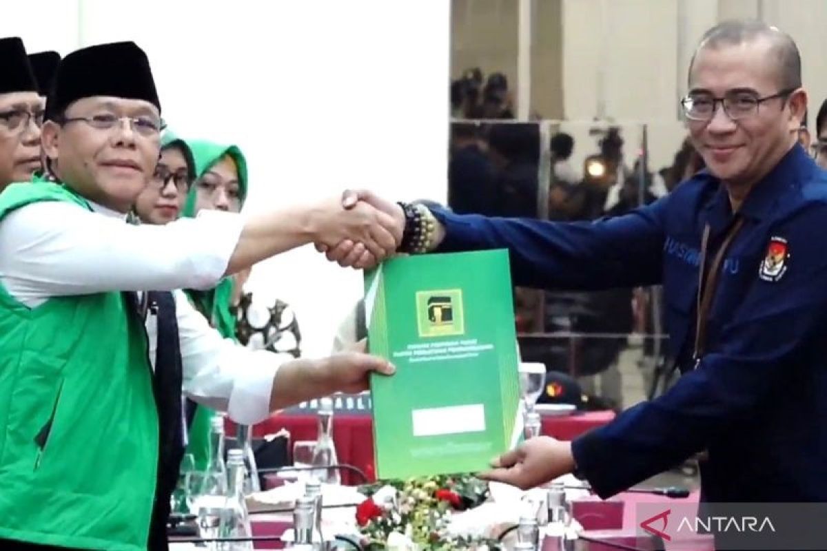 KPU terima berkas pendaftaran 580 bakal calon legistatif dari PPP