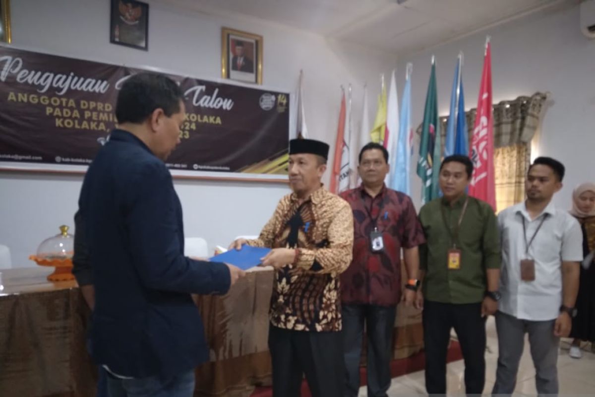 Lima parpol lolos administrasi pendaftaran bakal calon anggota legislatif