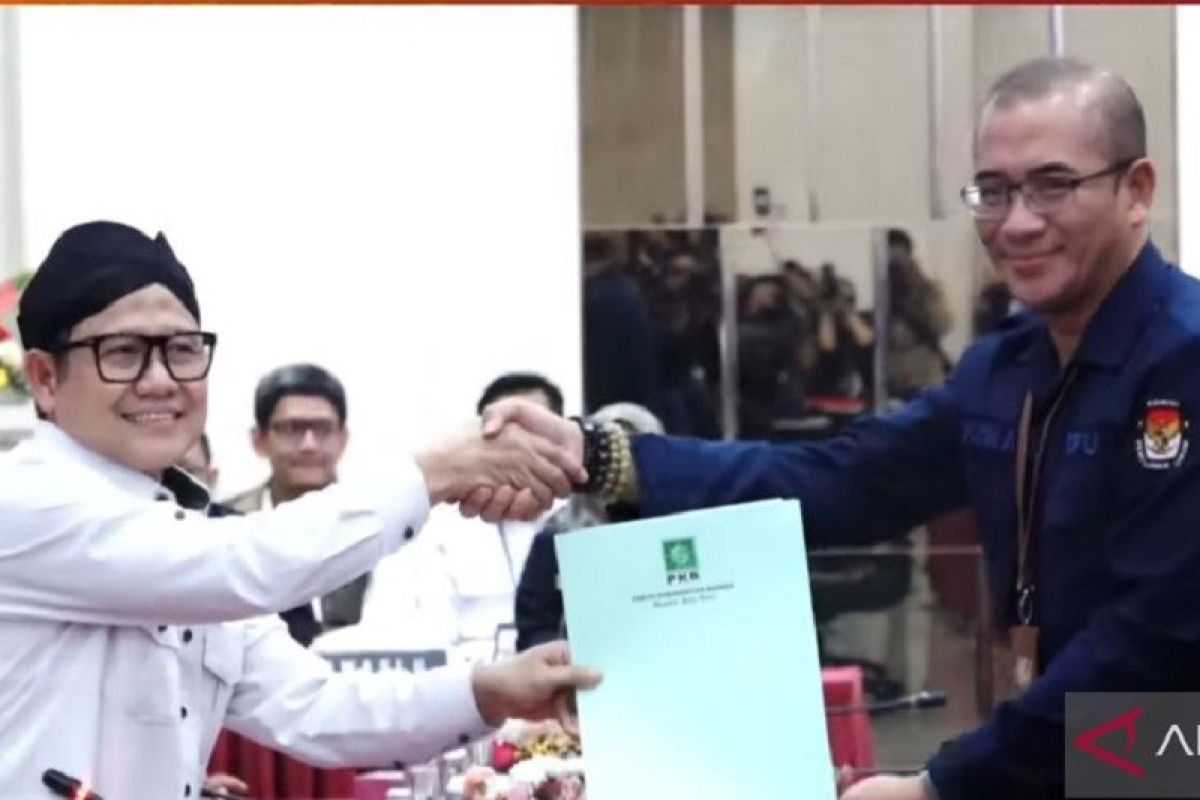 KPU RI secara resmi terima berkas pendaftaran 580 bakal caleg dari PKB