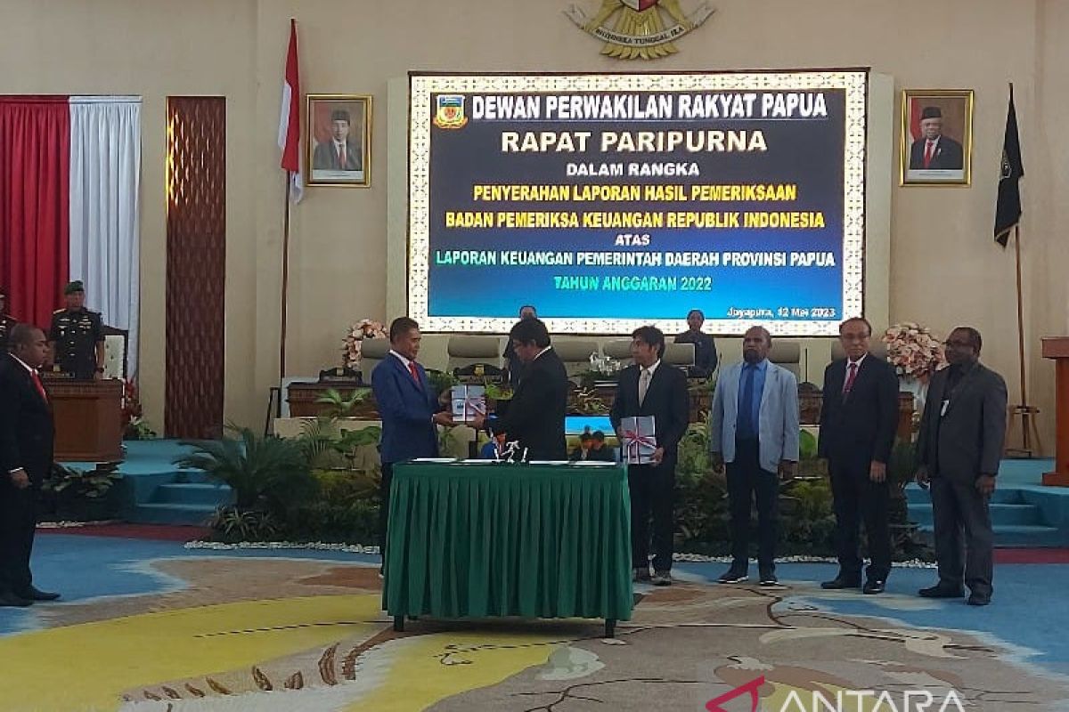 Pemprov Papua raih WDP aporan keuangan 2022 dari BPK