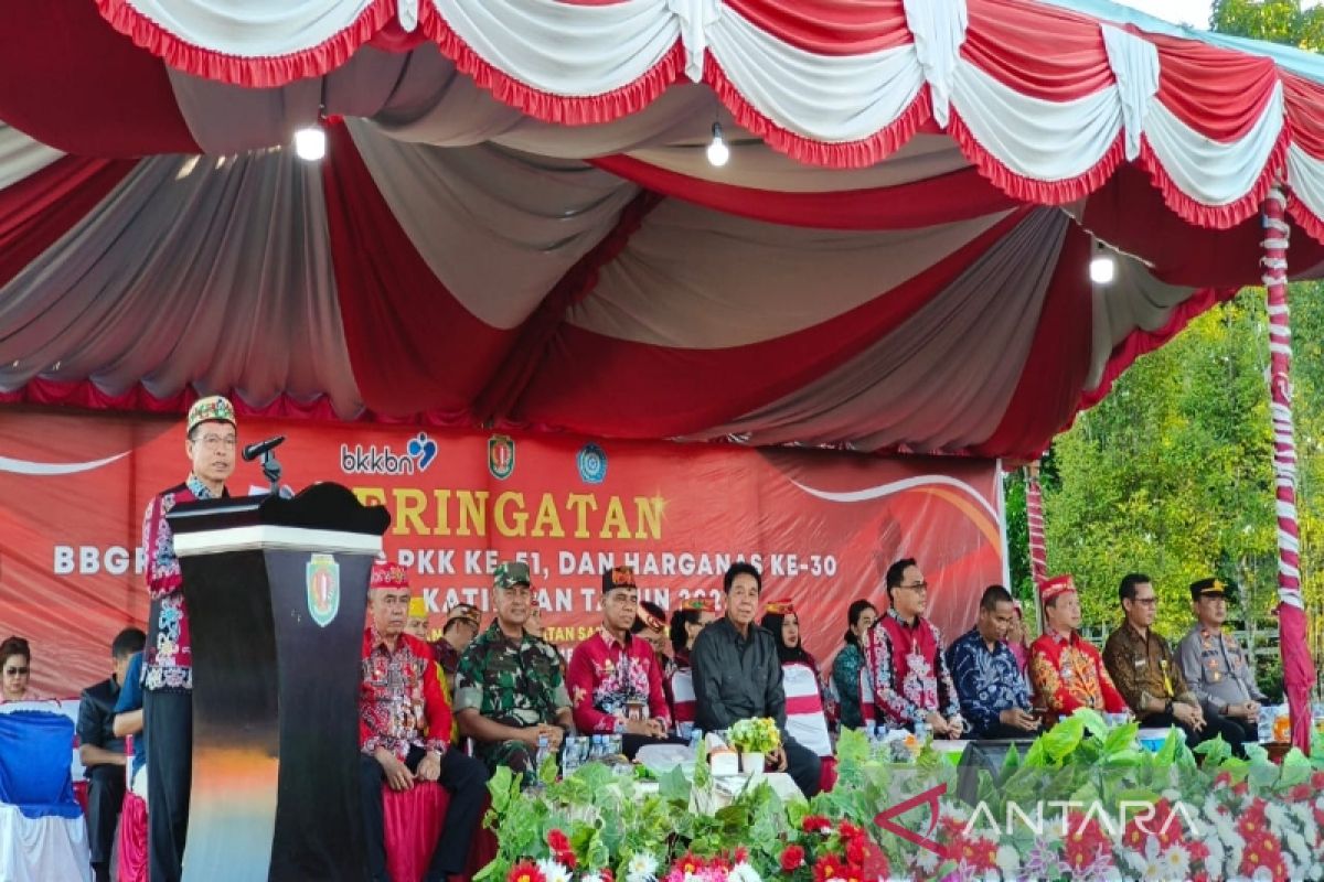 Bupati Katingan ajak warga gelorakan semangat gotong royong