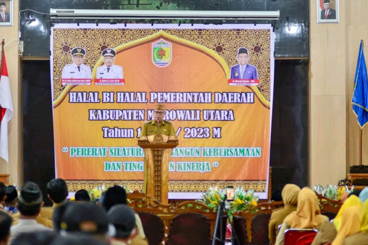 Pererat silaturahmi dan bangun kebersamaan, Pemda Morut gelar halal bihalal 1444 H