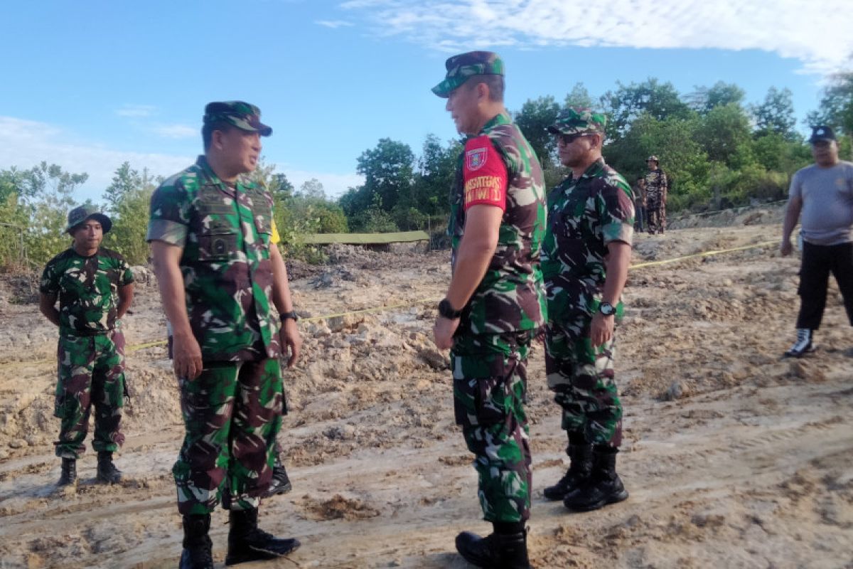 Ketua Tim Wasev Tinjau Lokasi TMMD di Tarakan