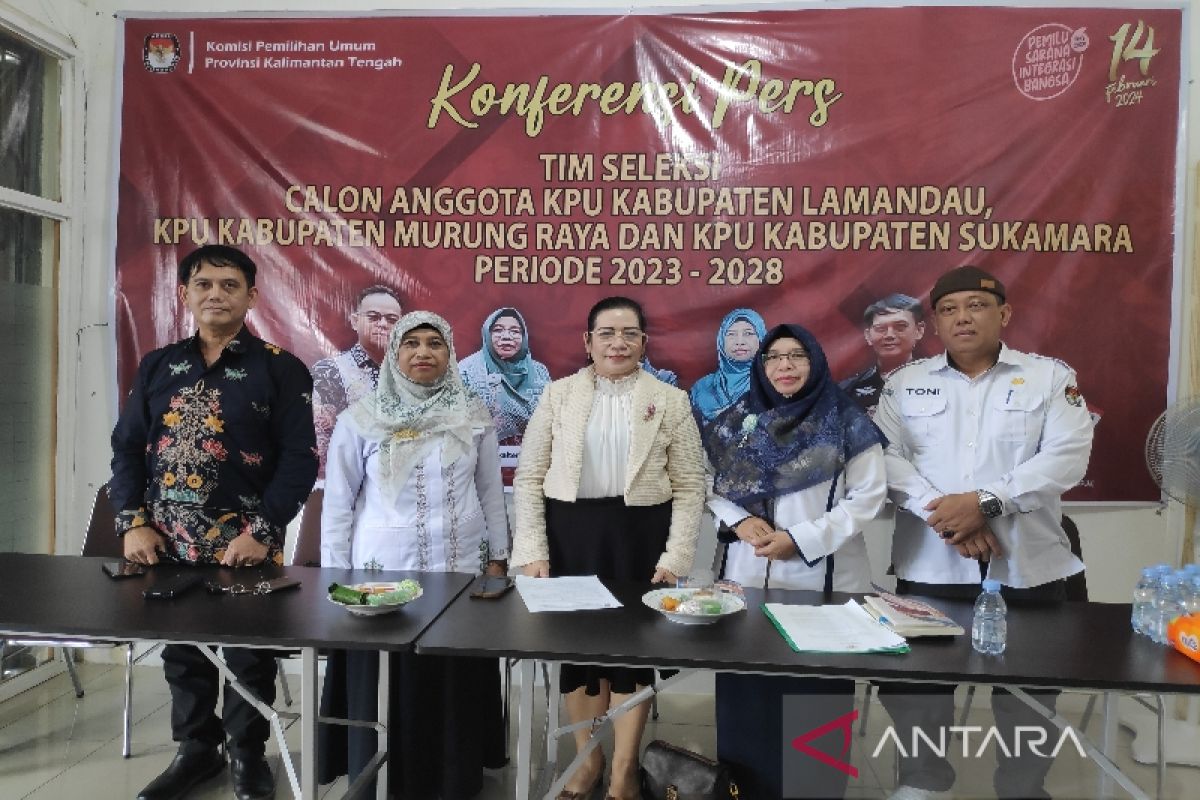 Pendaftaran anggota KPU tiga kabupaten di Kalteng dibuka