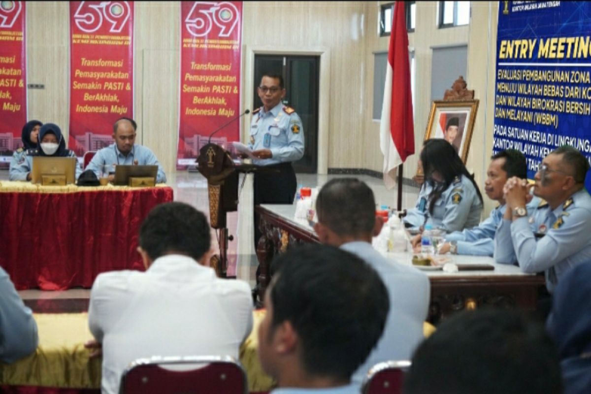 Kemenkumham Jateng siap dievaluasi oleh Tim Penilai Internal