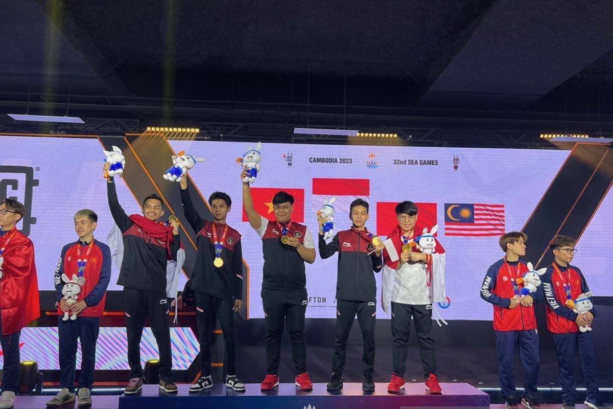 Keren! Timnas PUBG Mobile ikut sumbang emas di SEA Games 2023