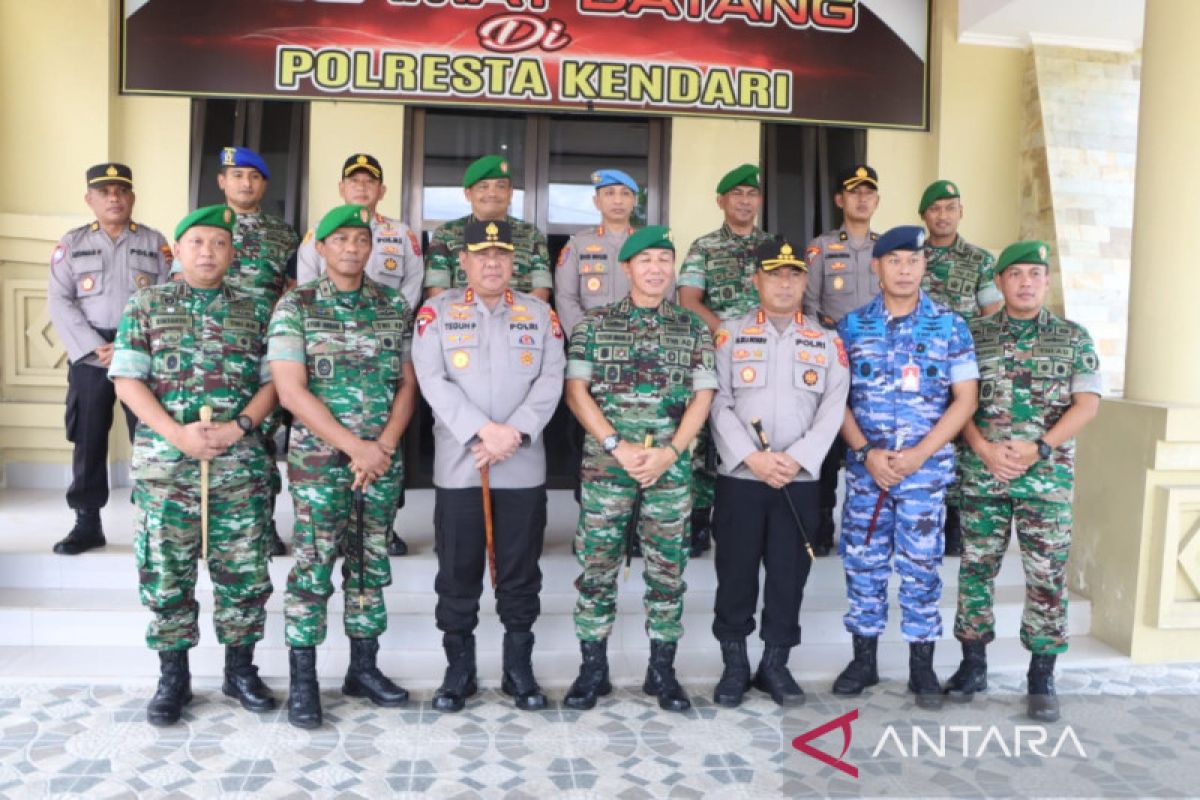 Pangdam XIV/Hasanuddin kunjungi Porlesta Kendari pererat sinergitas