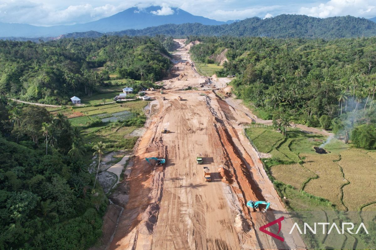 Progres tol Bangkinang - Koto Kampar sudah 75 Persen