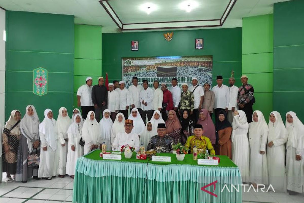 Sebanyak40 jamaah calon haji dari Katingan laksanakan manasik haji 2023